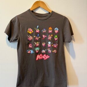Nintendo Kirby Character Tee - Dark Gray